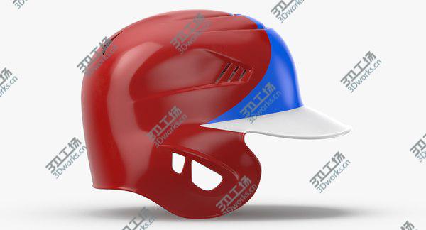 images/goods_img/20210312/3D Baseball Helmet Ear flap Red Blue Triangle model/3.jpg